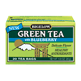 Bigelow Green Tea Bags Green Tea w/Blueberry All Natural Full-Size Picture